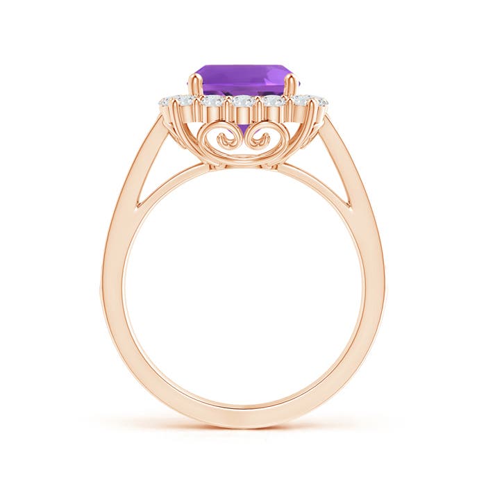 AAA - Amethyst / 2.81 CT / 14 KT Rose Gold