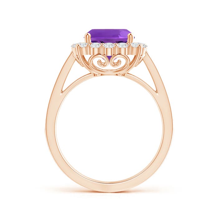 AAAA - Amethyst / 2.81 CT / 14 KT Rose Gold