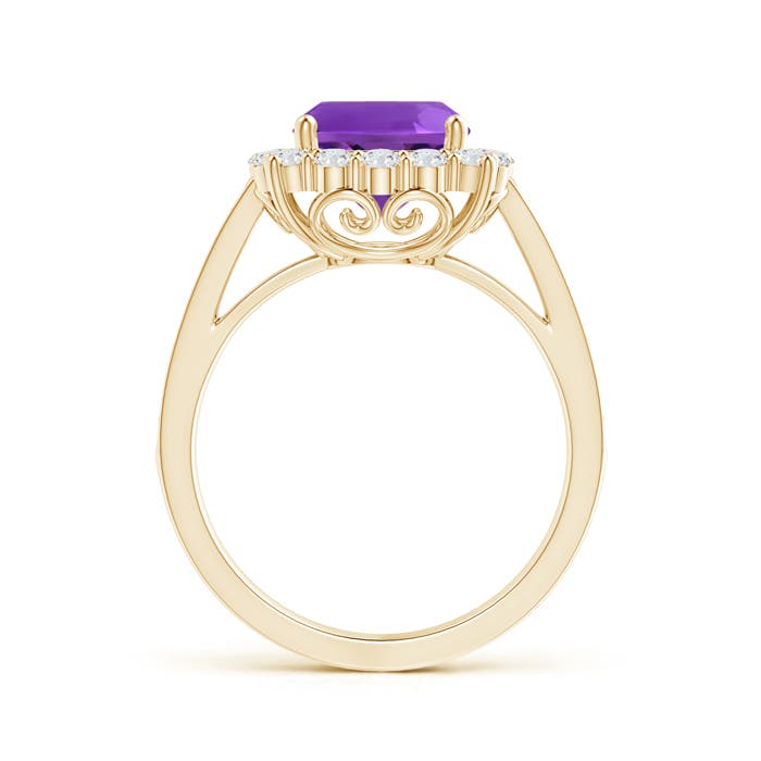 AAAA - Amethyst / 2.81 CT / 14 KT Yellow Gold