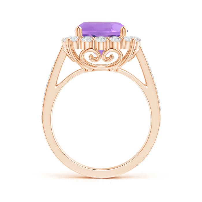 A - Amethyst / 3.88 CT / 14 KT Rose Gold