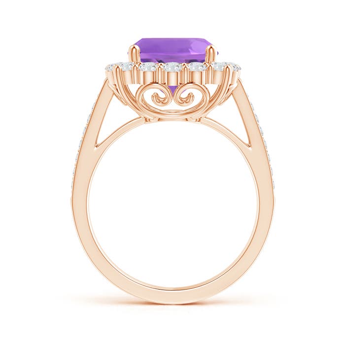 AA - Amethyst / 3.88 CT / 14 KT Rose Gold