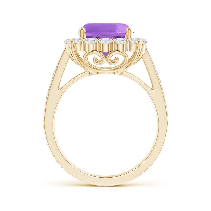 AA - Amethyst / 3.88 CT / 14 KT Yellow Gold