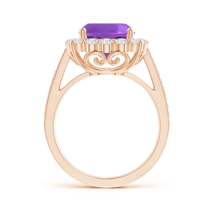 AAA - Amethyst / 3.88 CT / 14 KT Rose Gold