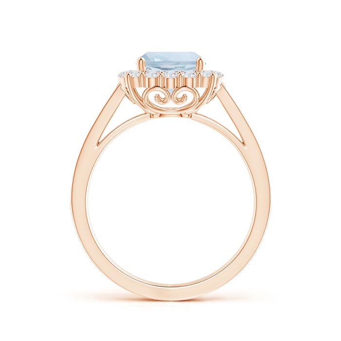 A - Aquamarine / 1.86 CT / 14 KT Rose Gold