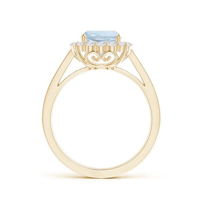 A - Aquamarine / 1.86 CT / 14 KT Yellow Gold