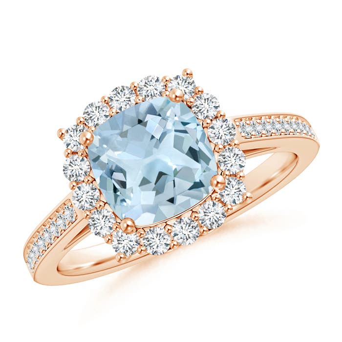 AA - Aquamarine / 1.86 CT / 14 KT Rose Gold