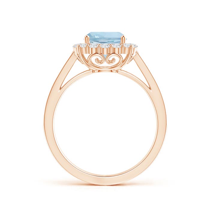 AA - Aquamarine / 1.86 CT / 14 KT Rose Gold