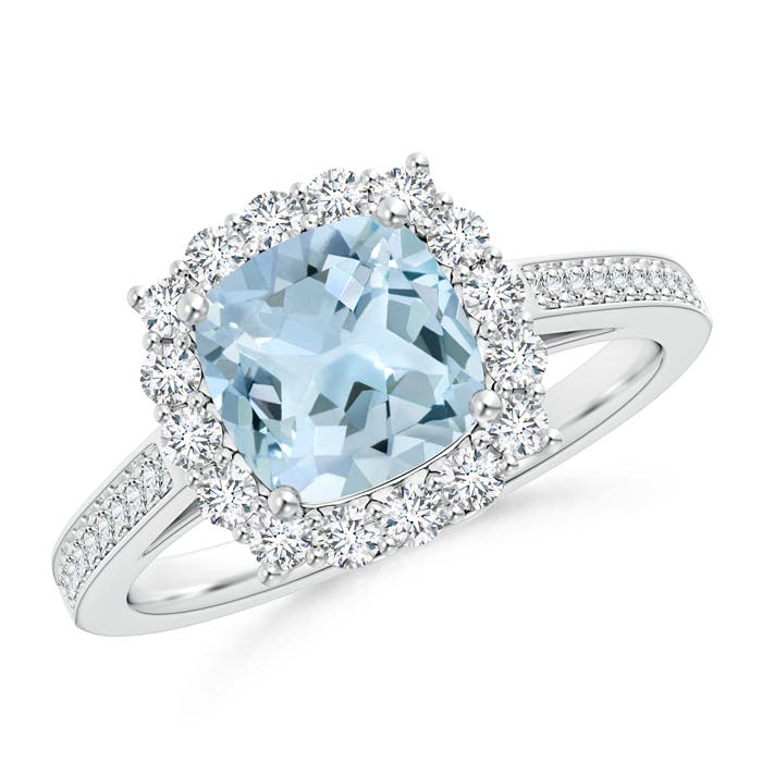 AA - Aquamarine / 1.86 CT / 14 KT White Gold