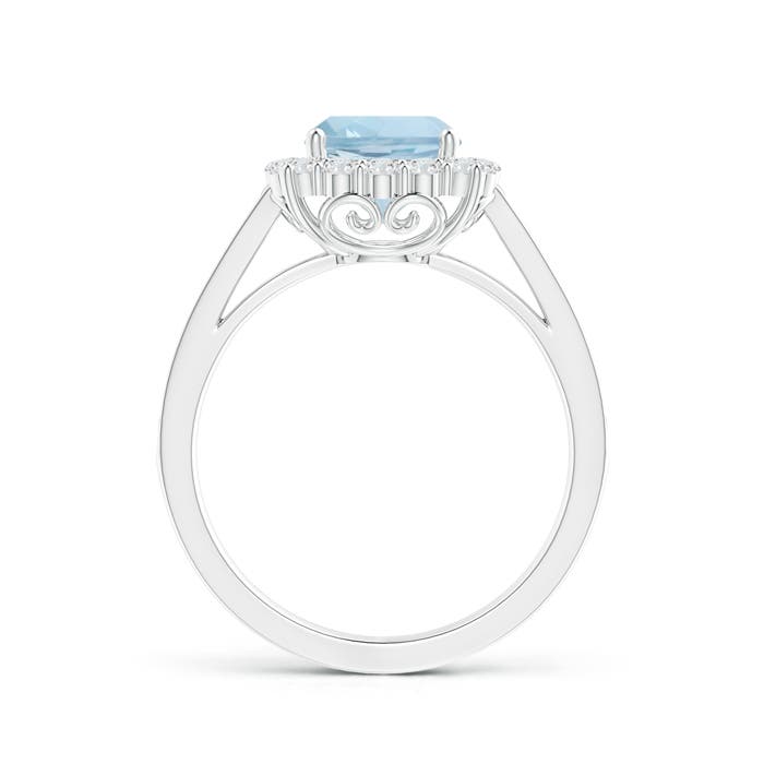 AA - Aquamarine / 1.86 CT / 14 KT White Gold