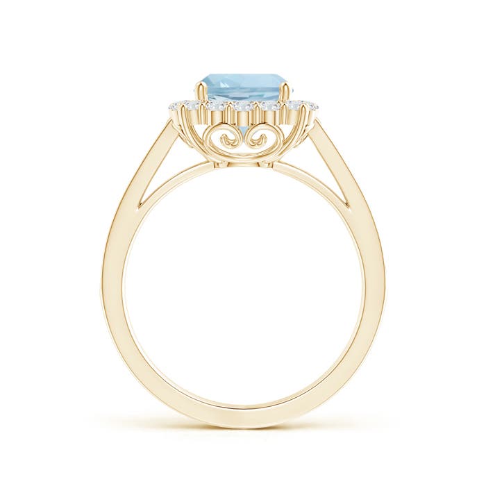 AA - Aquamarine / 1.86 CT / 14 KT Yellow Gold