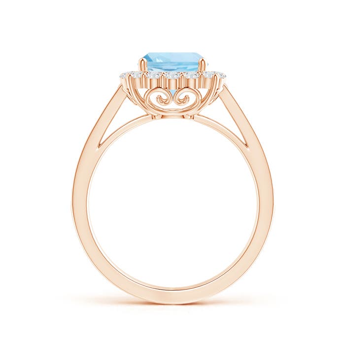 AAA - Aquamarine / 1.86 CT / 14 KT Rose Gold