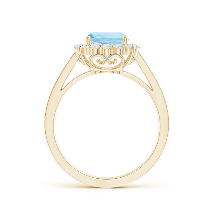 AAA - Aquamarine / 1.86 CT / 14 KT Yellow Gold