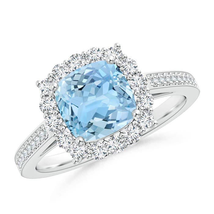 AAAA - Aquamarine / 1.86 CT / 14 KT White Gold