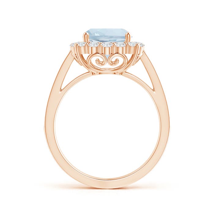 A - Aquamarine / 2.56 CT / 14 KT Rose Gold