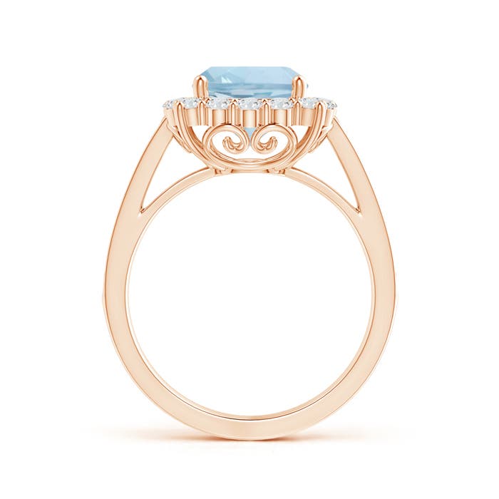 AA - Aquamarine / 2.56 CT / 14 KT Rose Gold