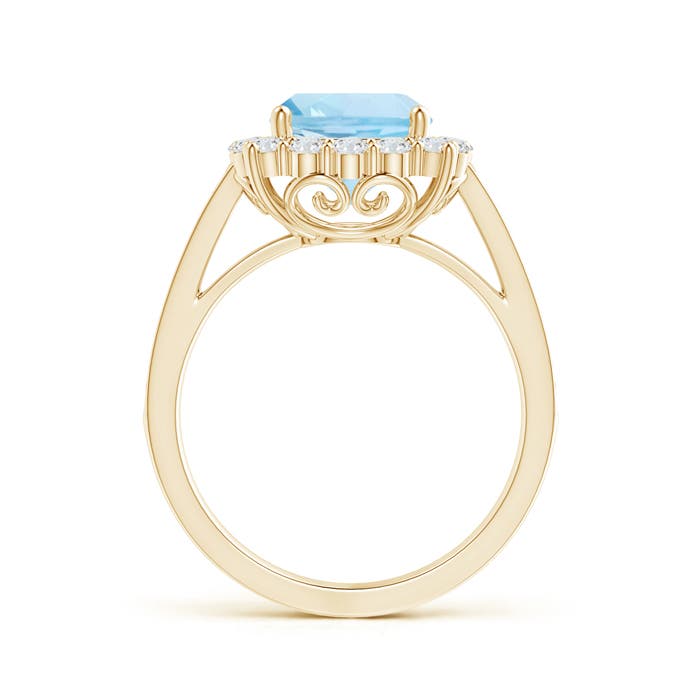 AAA - Aquamarine / 2.56 CT / 14 KT Yellow Gold