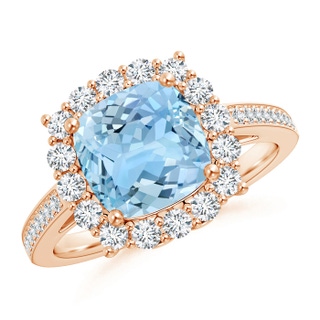Cushion AAAA Aquamarine