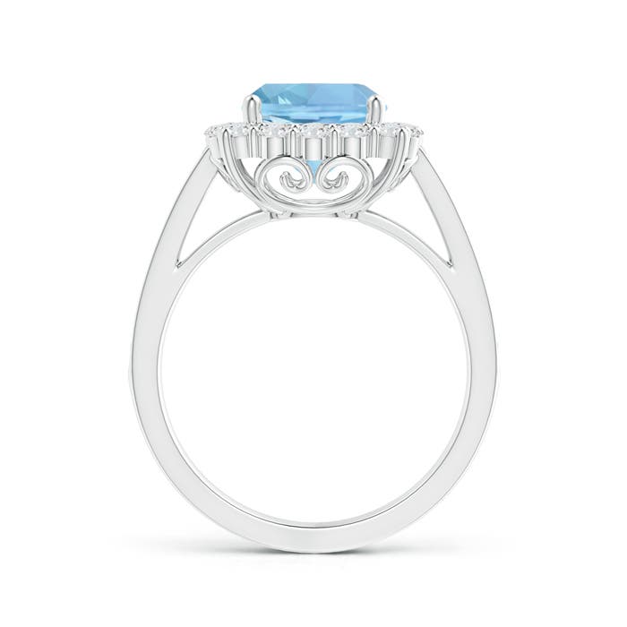 AAAA - Aquamarine / 2.56 CT / 14 KT White Gold