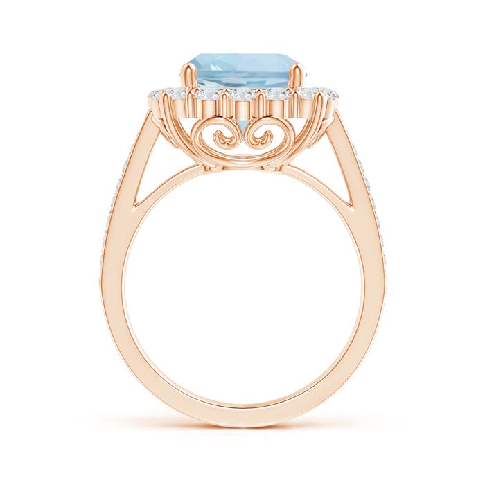 AA - Aquamarine / 3.48 CT / 14 KT Rose Gold