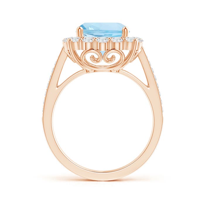 AAA - Aquamarine / 3.48 CT / 14 KT Rose Gold