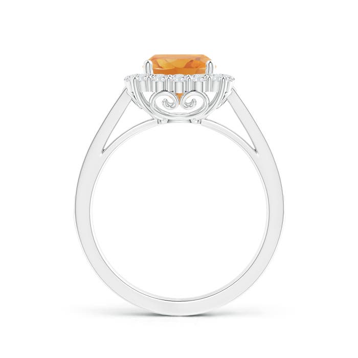 A - Citrine / 1.86 CT / 14 KT White Gold