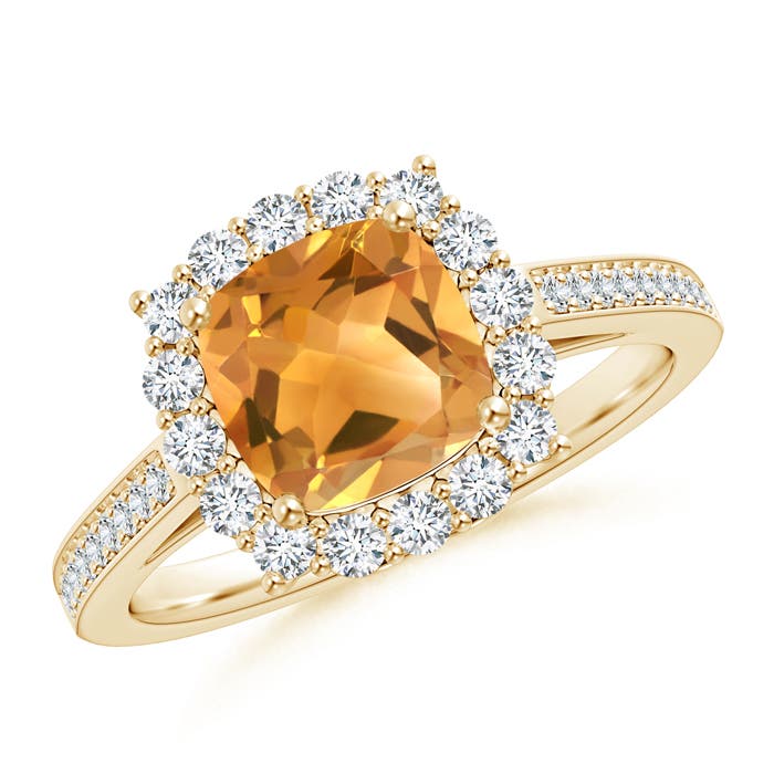 A - Citrine / 1.86 CT / 14 KT Yellow Gold