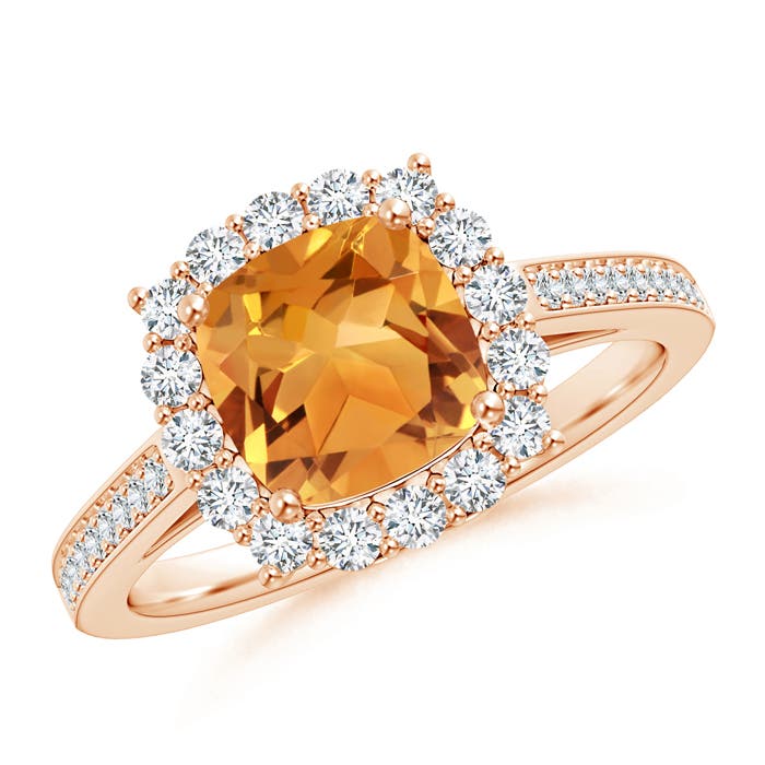 AA - Citrine / 1.86 CT / 14 KT Rose Gold