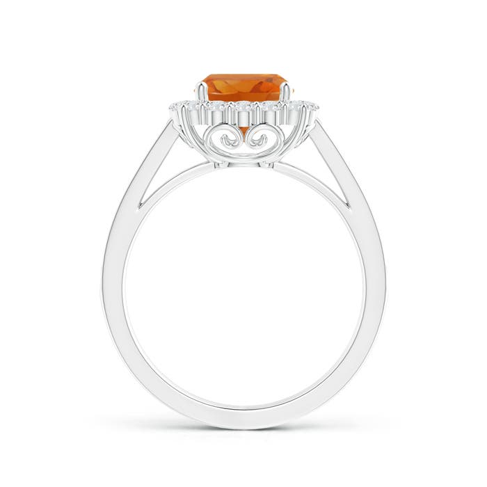 AAA - Citrine / 1.86 CT / 14 KT White Gold