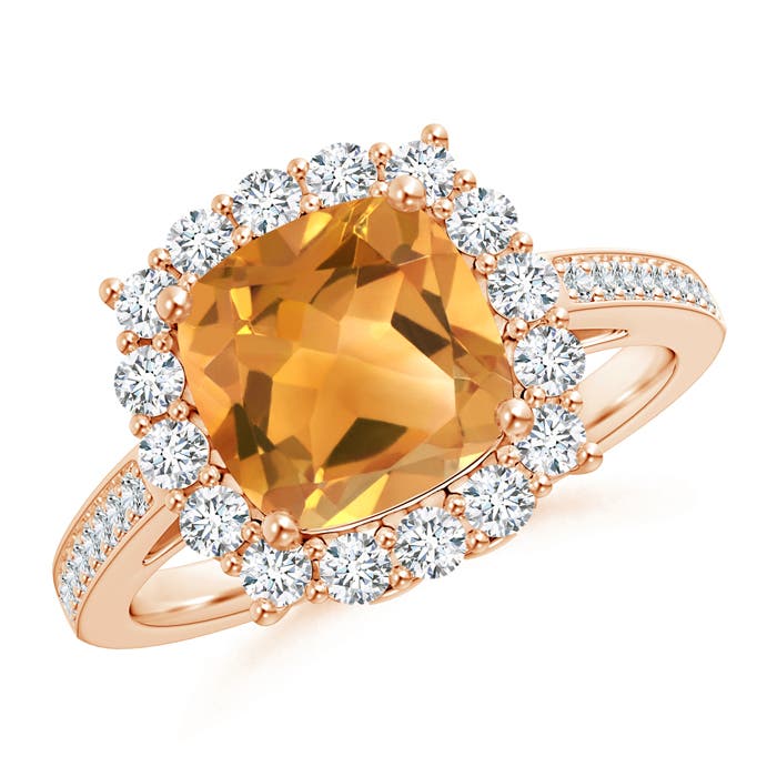 A - Citrine / 2.51 CT / 14 KT Rose Gold