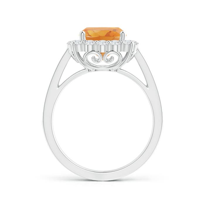 A - Citrine / 2.51 CT / 14 KT White Gold