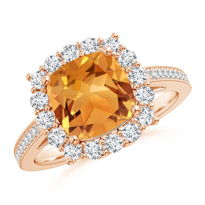 AA - Citrine / 2.51 CT / 14 KT Rose Gold