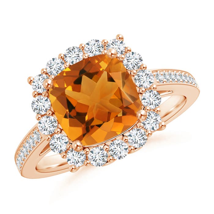 AAA - Citrine / 2.51 CT / 14 KT Rose Gold