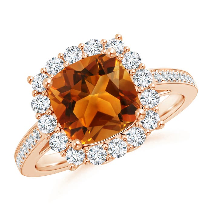 AAAA - Citrine / 2.51 CT / 14 KT Rose Gold