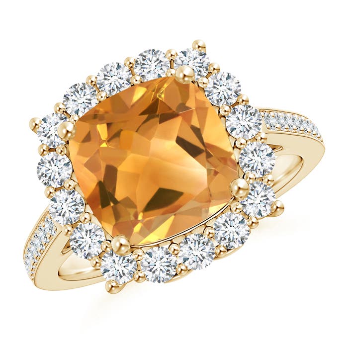 A - Citrine / 3.33 CT / 14 KT Yellow Gold