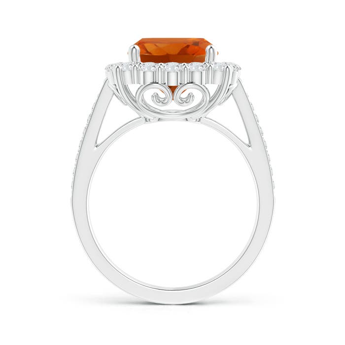 AAAA - Citrine / 3.33 CT / 14 KT White Gold