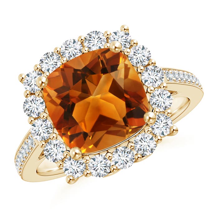 AAAA - Citrine / 3.33 CT / 14 KT Yellow Gold