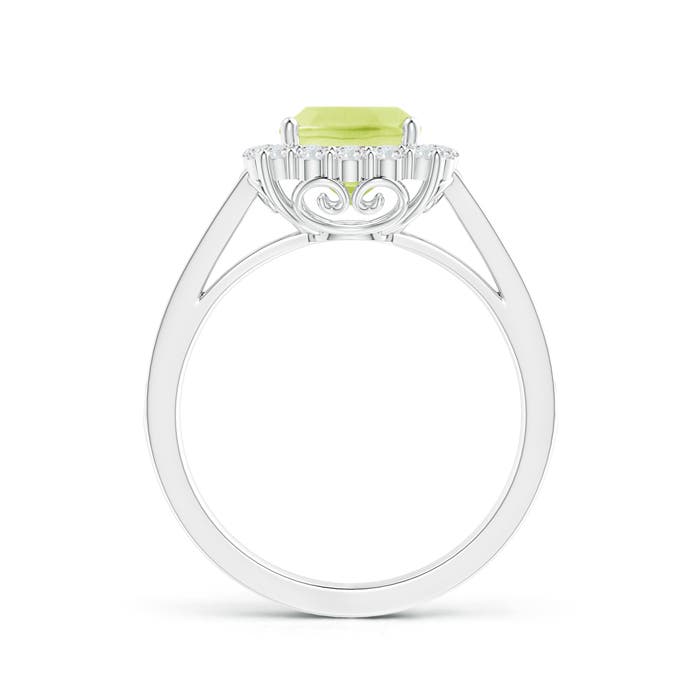 A - Peridot / 1.86 CT / 14 KT White Gold