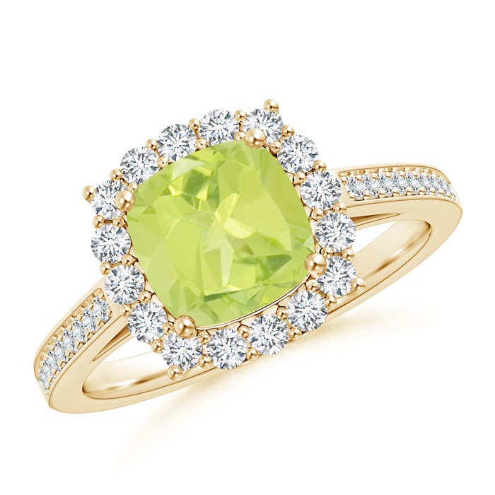 A - Peridot / 1.86 CT / 14 KT Yellow Gold