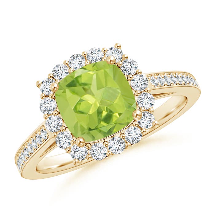 AA - Peridot / 1.86 CT / 14 KT Yellow Gold