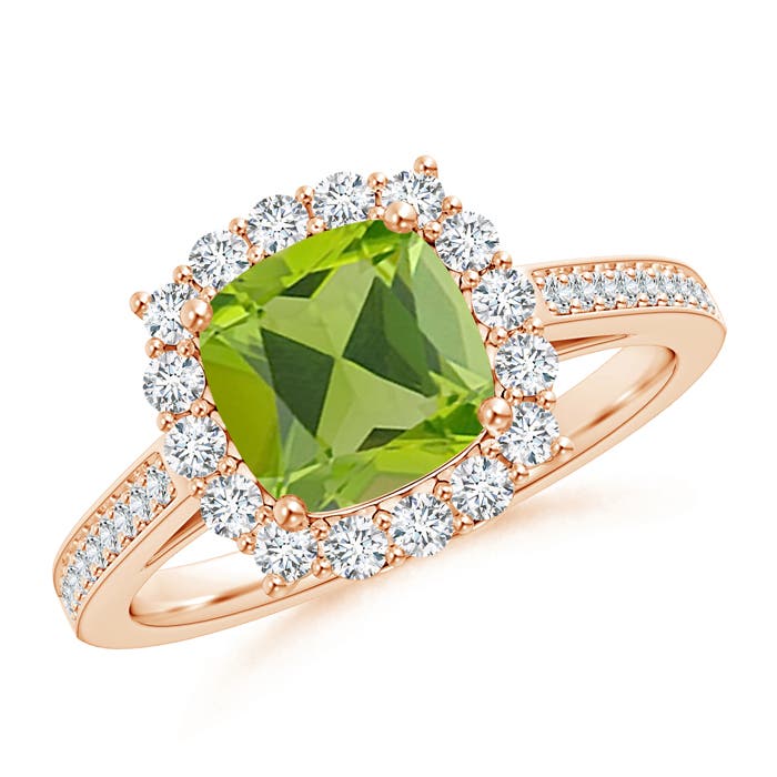 AAA - Peridot / 1.86 CT / 14 KT Rose Gold