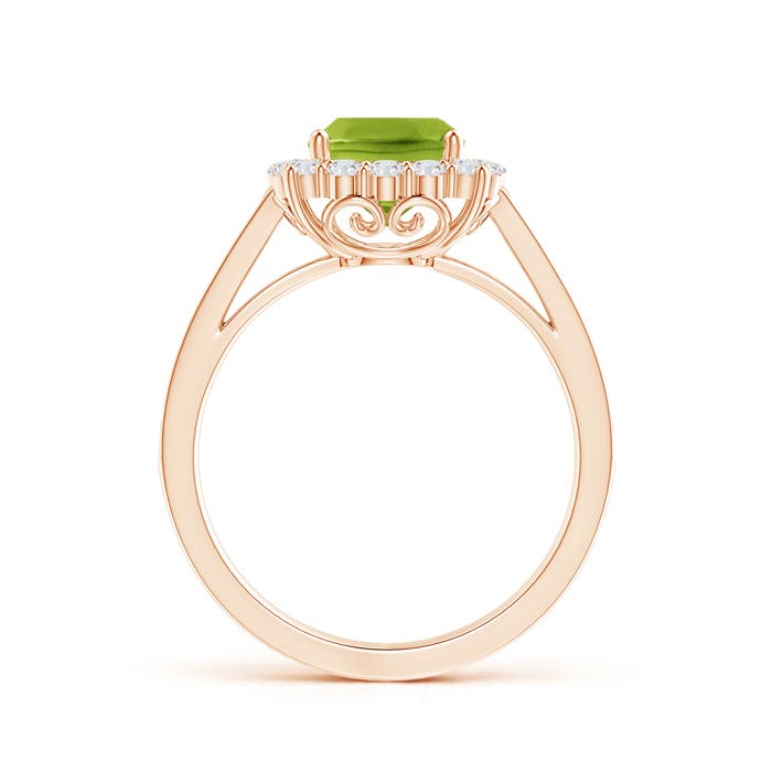 AAA - Peridot / 1.86 CT / 14 KT Rose Gold