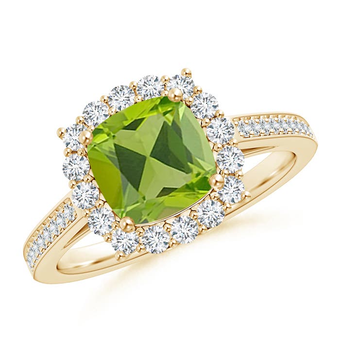 AAA - Peridot / 1.86 CT / 14 KT Yellow Gold