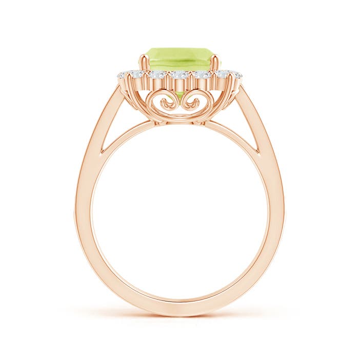 A - Peridot / 2.56 CT / 14 KT Rose Gold