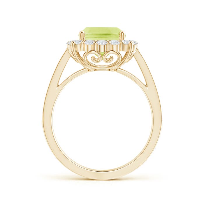 A - Peridot / 2.56 CT / 14 KT Yellow Gold