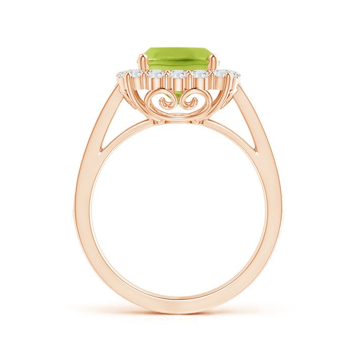 AA - Peridot / 2.56 CT / 14 KT Rose Gold