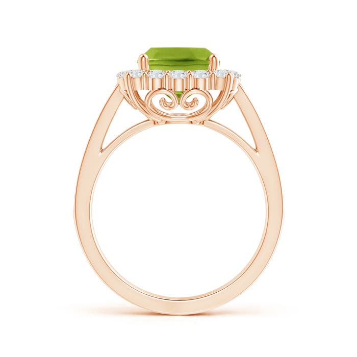 AAA - Peridot / 2.56 CT / 14 KT Rose Gold