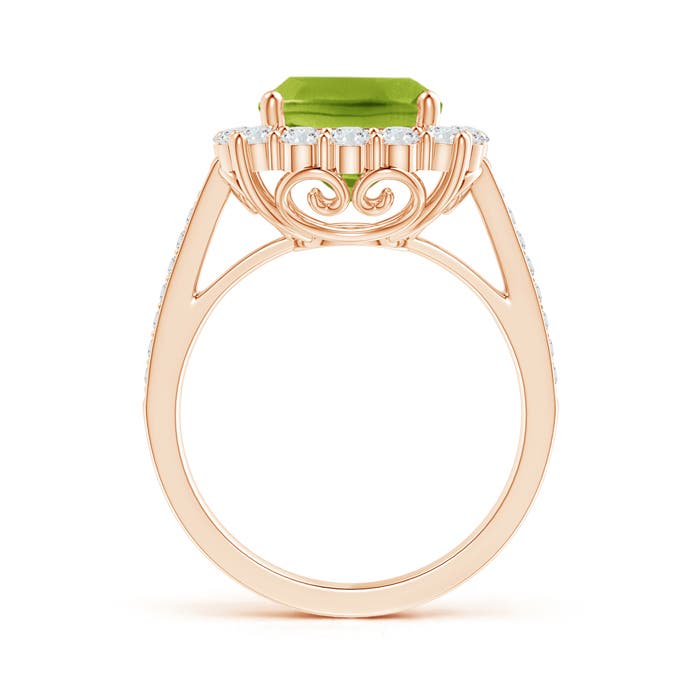 AAA - Peridot / 3.58 CT / 14 KT Rose Gold