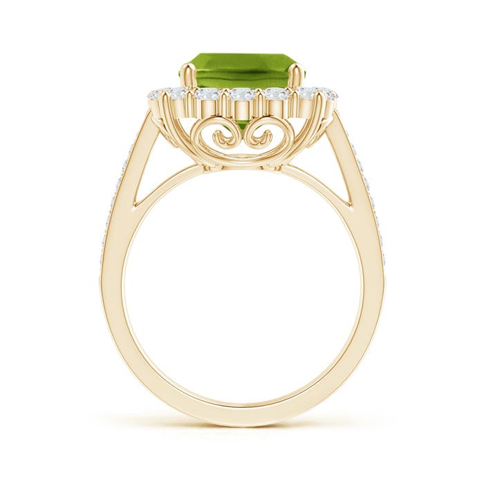 AAAA - Peridot / 3.58 CT / 14 KT Yellow Gold