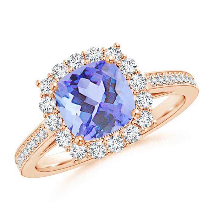 A - Tanzanite / 1.96 CT / 14 KT Rose Gold