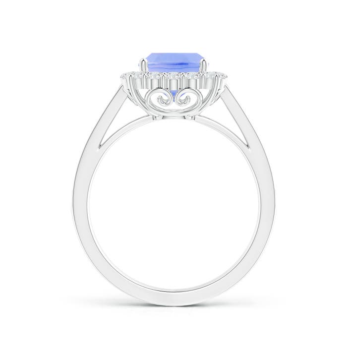 A - Tanzanite / 1.96 CT / 14 KT White Gold